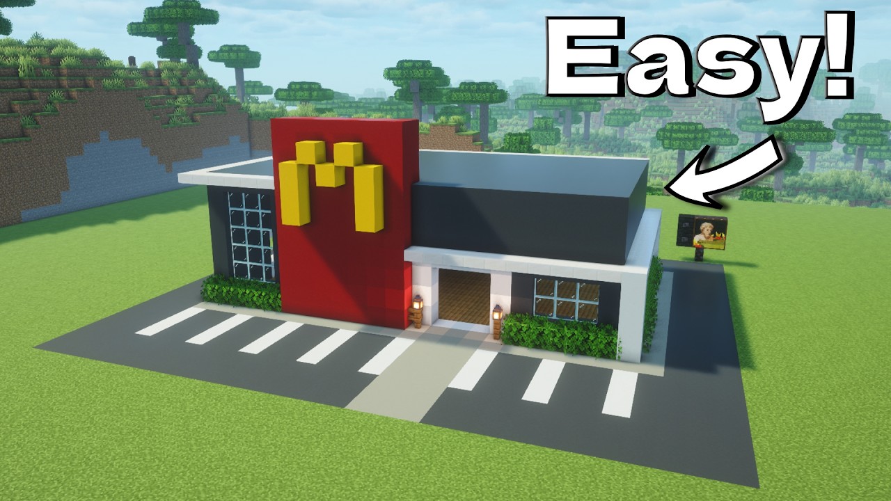 Tutorial:How to build McDonald's tutorial!🏡