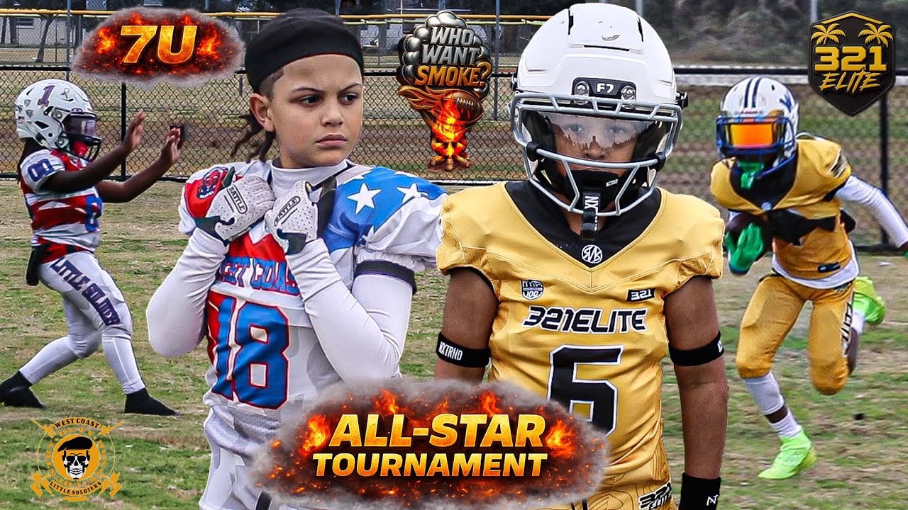 Must 👀 Kids Wanted SMOKE in the Cold 🥶| 321 Elite vs West Coast Lil Soldiers 7U 🏈