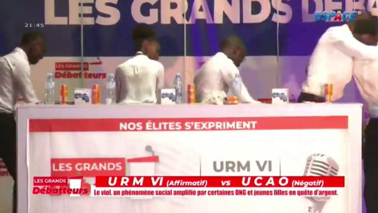 🔴 Les Grands Débatteurs - UCAO VS URM VI - 21 Avril 2023 • ESPACE TV