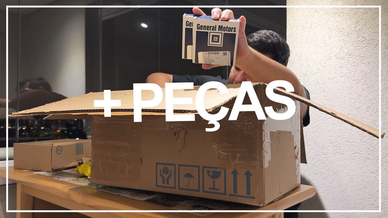 CHEGARAM MAIS PEÇAS para o PROJETO DO CORSA TURBO!