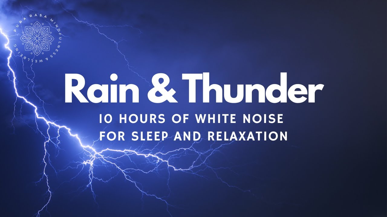 Rain & Thunder 10 hours of Relaxation Ambient Sound
