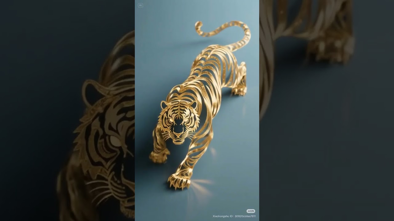 Golden Lion #shorts #3danimation #shortvideo