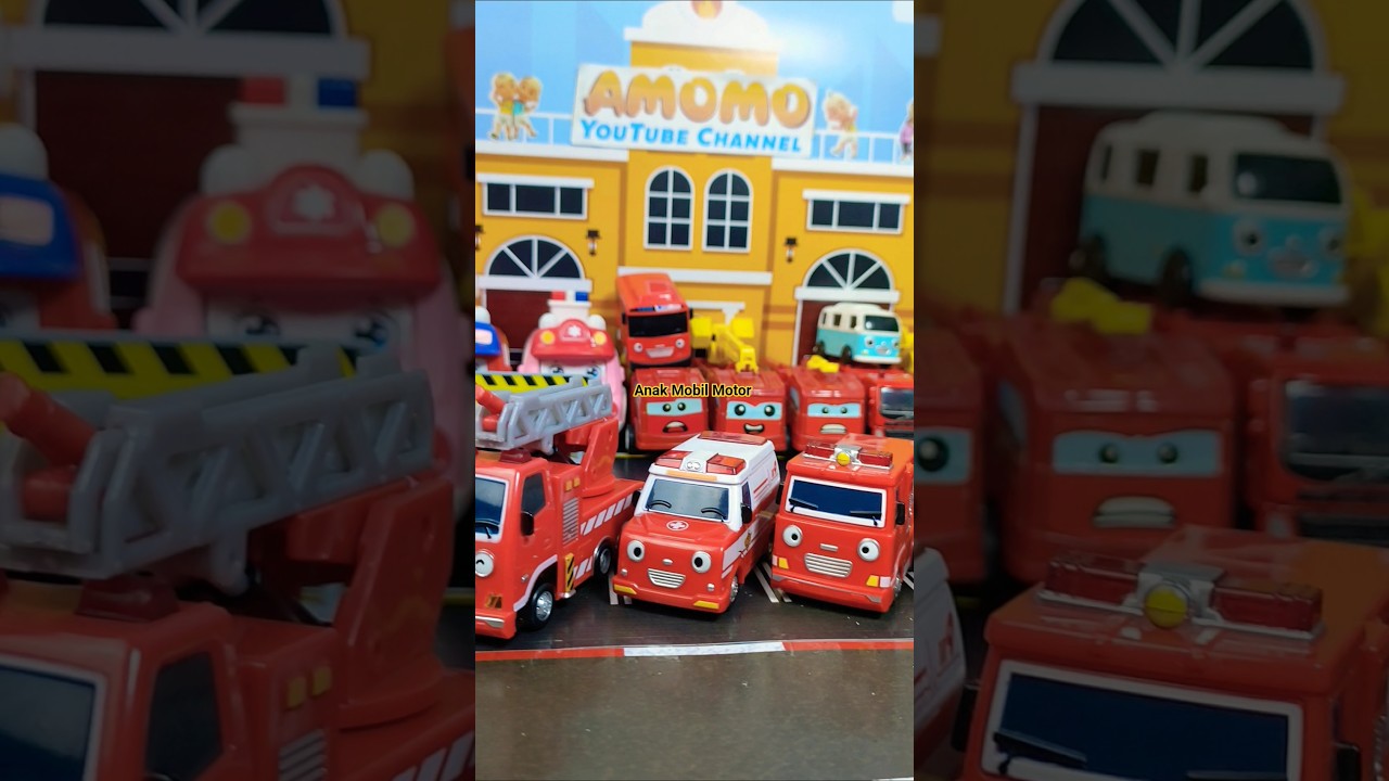 Tayo Little Bus Fire Rescue Team Tayo Vehicles 