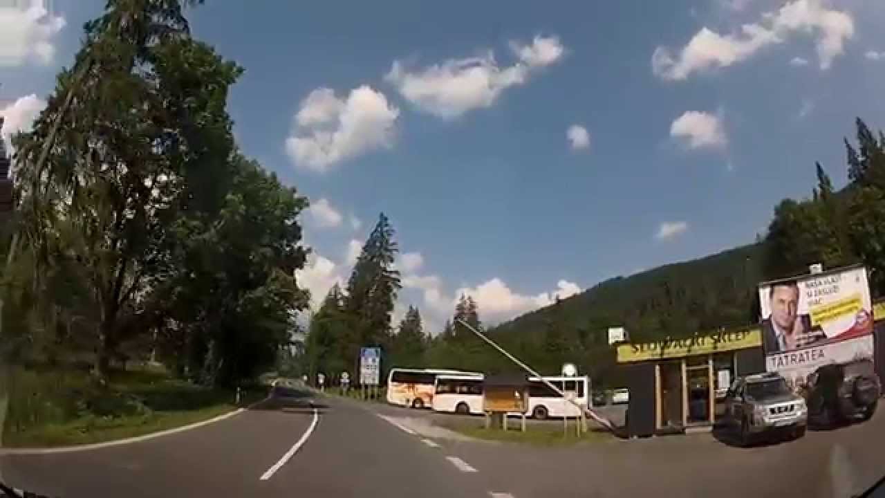 Przejazd przez Słowację od Łysa Polana-Tatranská Javorina do Leluchów-Čirč