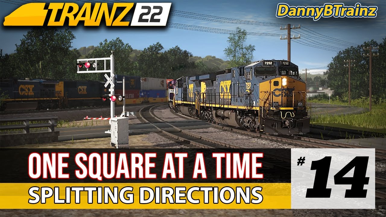 Trainz 22: Собирай по одному квадрату за раз (Эпизод 14) | DannyBTrainz