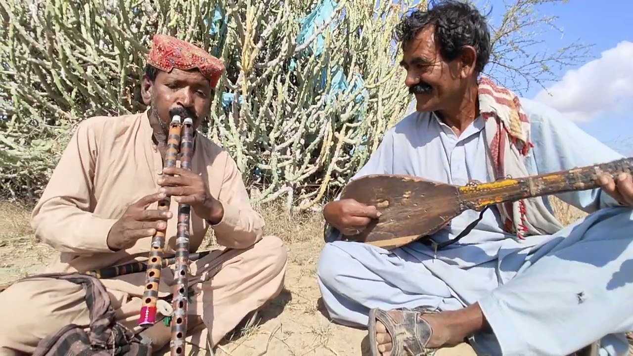 new Sindhi dhun alghoza | abudulgafoor khaskheli ustad haleem burfat 