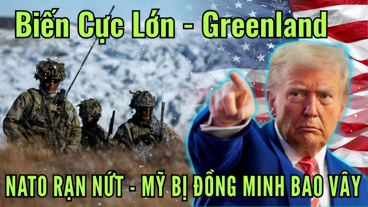 SỐC: NATO d&agrave;n qu&acirc;n đối đầu Mỹ tại Greenland | S84VN