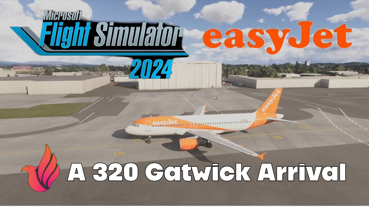 Fenix A320 EasyJet Glasgow nach London Gatwick (Teil 2)