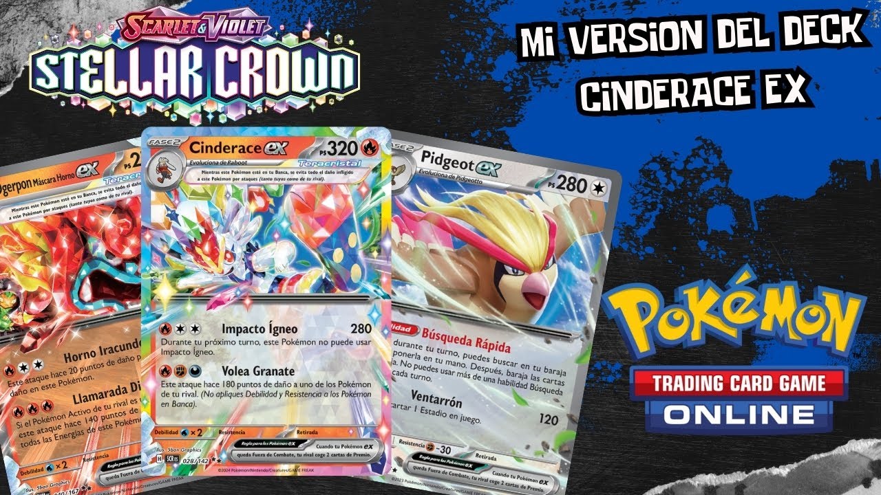 DECK CINDERACE EX: ¡FUEGO IMPARABLE EN COMBATE! #pokemon #pokemontcg #tcgpokemon