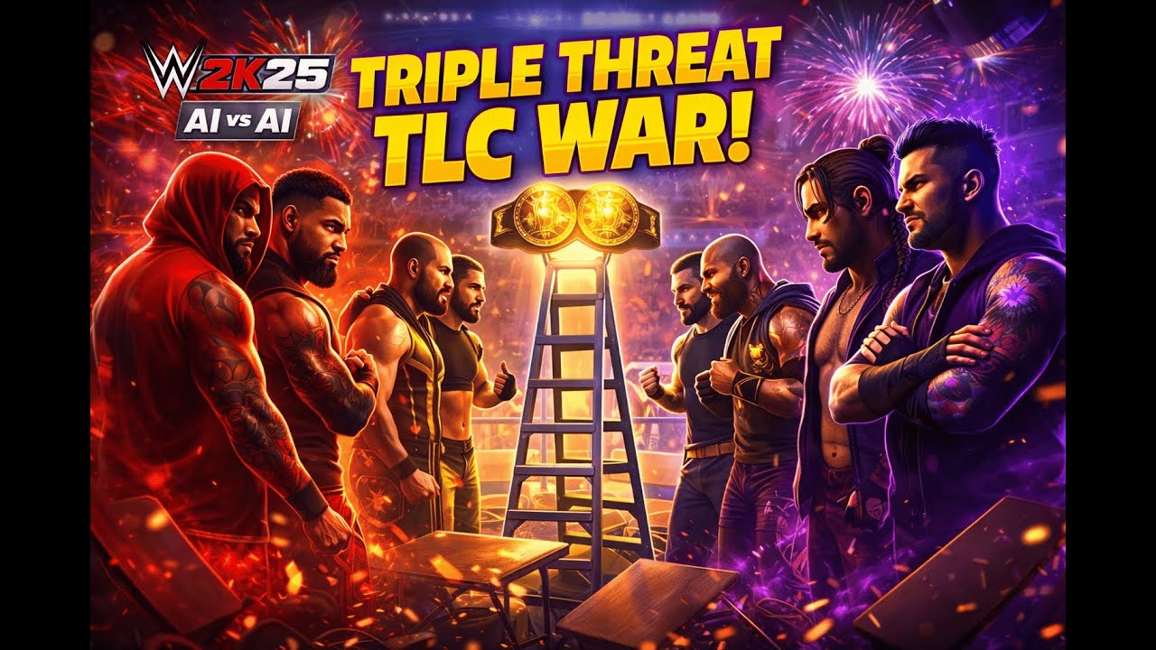 INSANE TLC War: The Usos vs DIY vs Judgment Day for Tag Team Gold! FULL MATCH!
