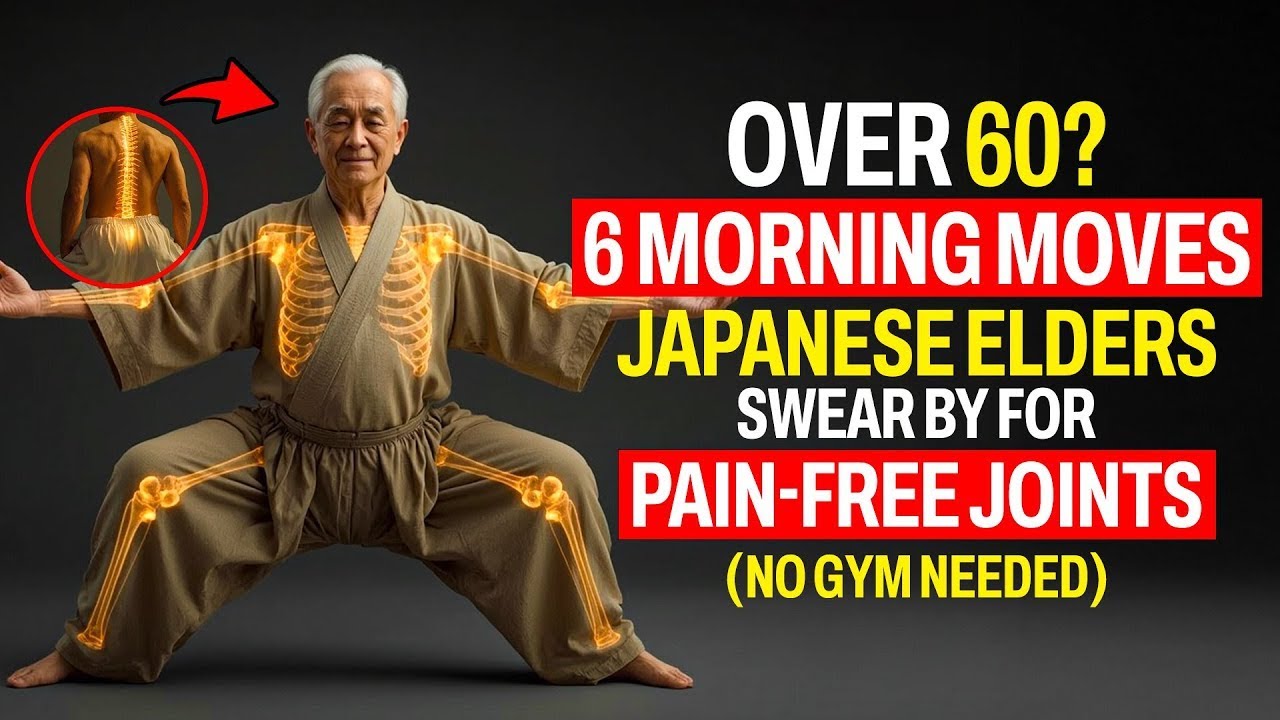 Over 60? 6 Morning Moves Japanese Elders Swear By for Pain-Free Joints (No Gym Needed)