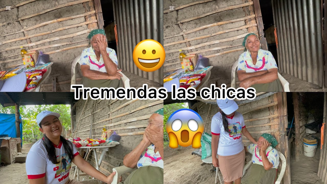 🟣Las chicas buscándole novio a la abuelita😱