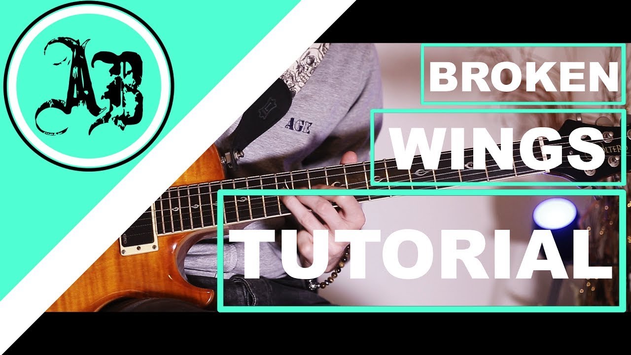 How to play BROKEN WINGS by ALTER BRIDGE (intro tutorial w/TABS)