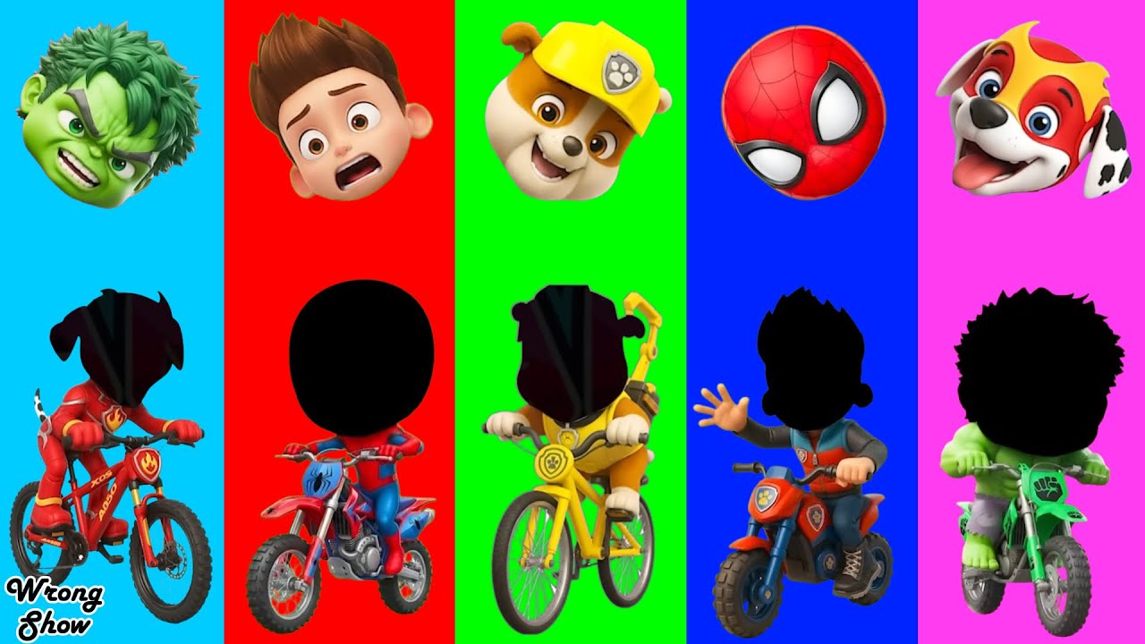 Wrong eyes 👀 Paw Patrol Family Friendly Full Episodes - DAME TU COSITA Funny Puzzle Wrong Heads #19