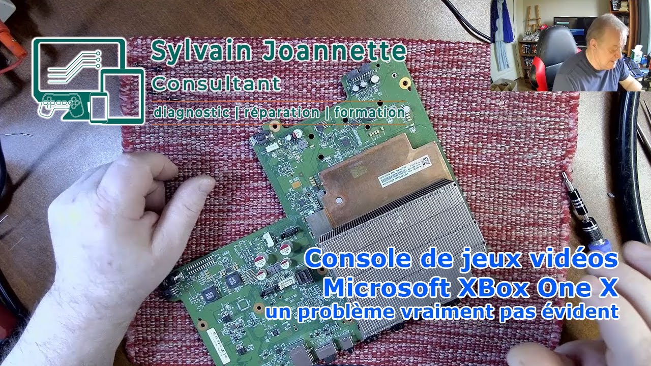 Microsoft XBox One X qui perd l'affichage aux 30 minutes | Sylvain Joannette Consultant