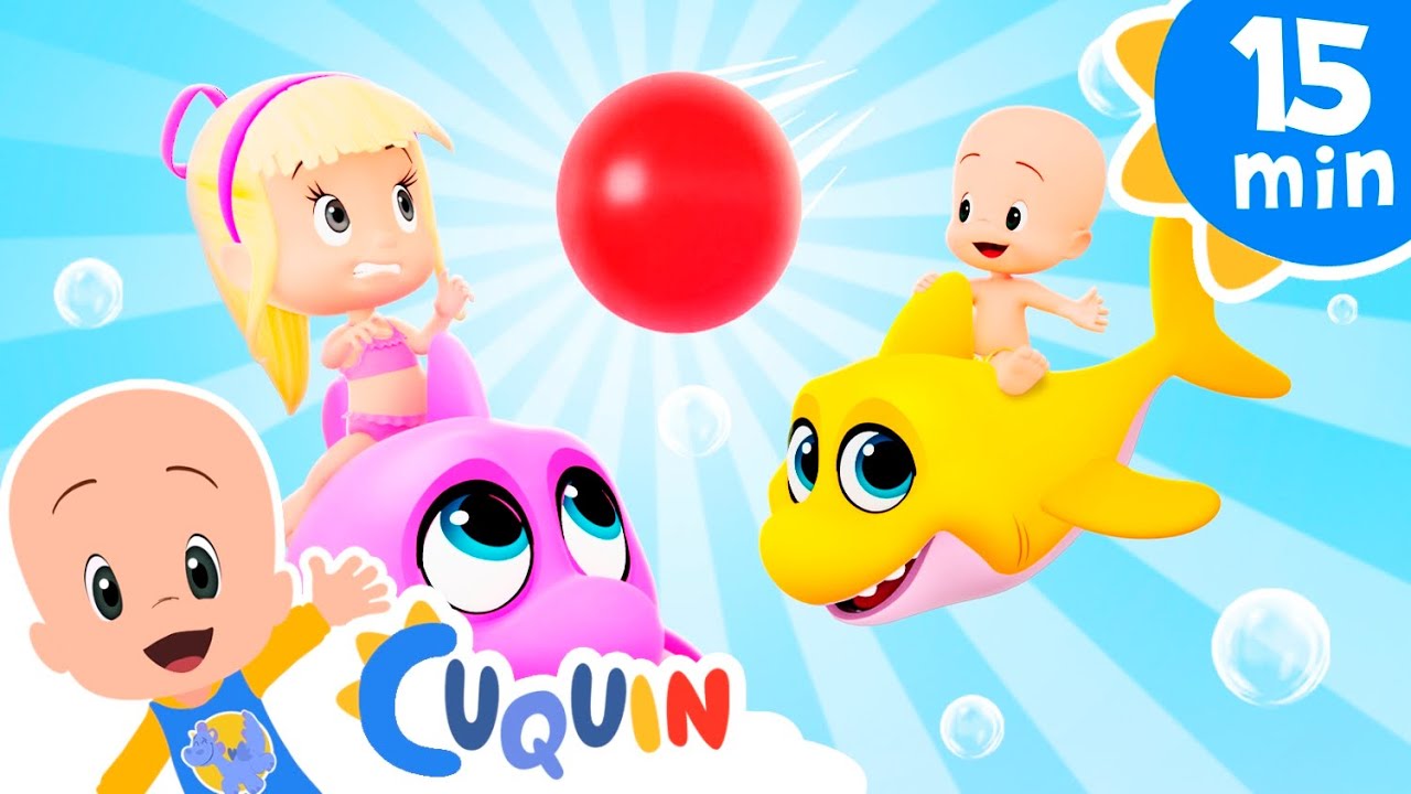 Cinco Baby Sharks | Cleo & Cuquín: canciones infantiles