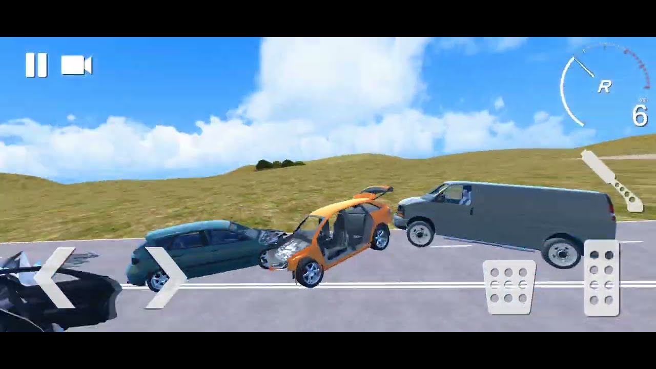 When Overconfidence turns Into car crash car ke video ||