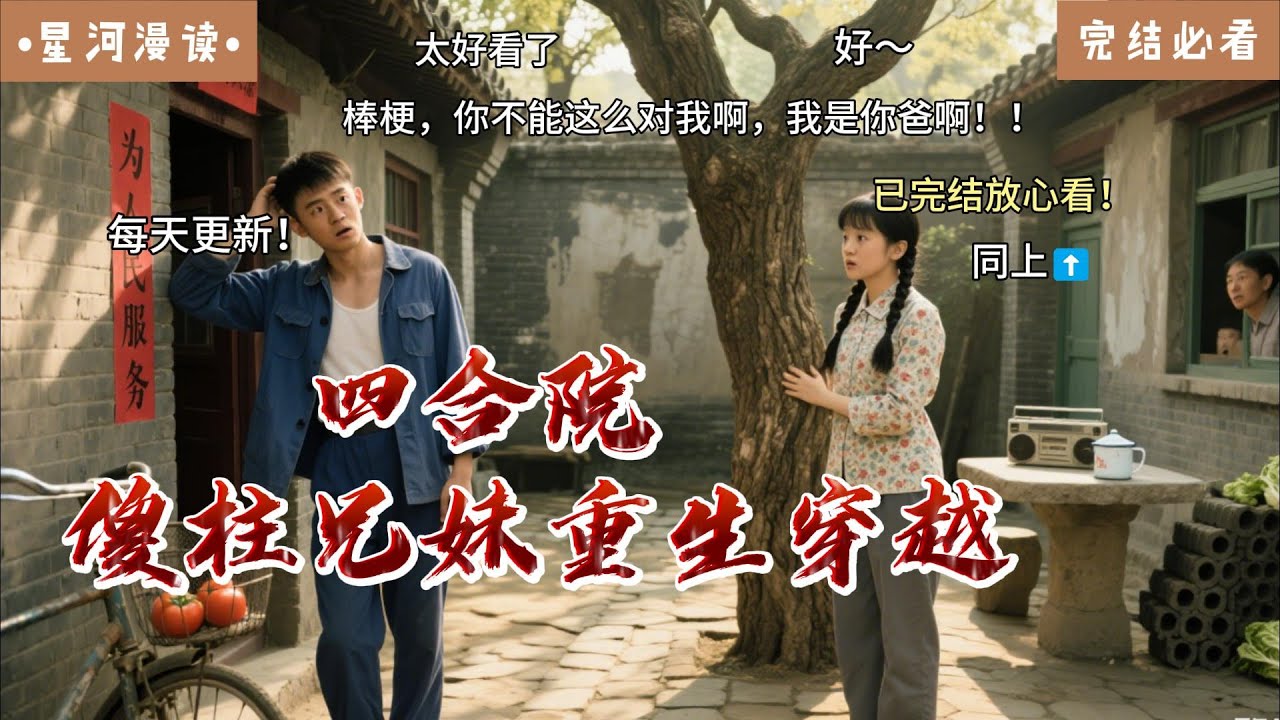 ✨全15H✨《四合院：傻柱兄妹重生穿越》【首发】 棒梗，你不能这么对我啊，我是你爸啊，我养了你们兄妹这么多年，你不能赶我走啊#四合院  #热血 #爽文 #一口气看完 #有声书 #种田文 #都市种田