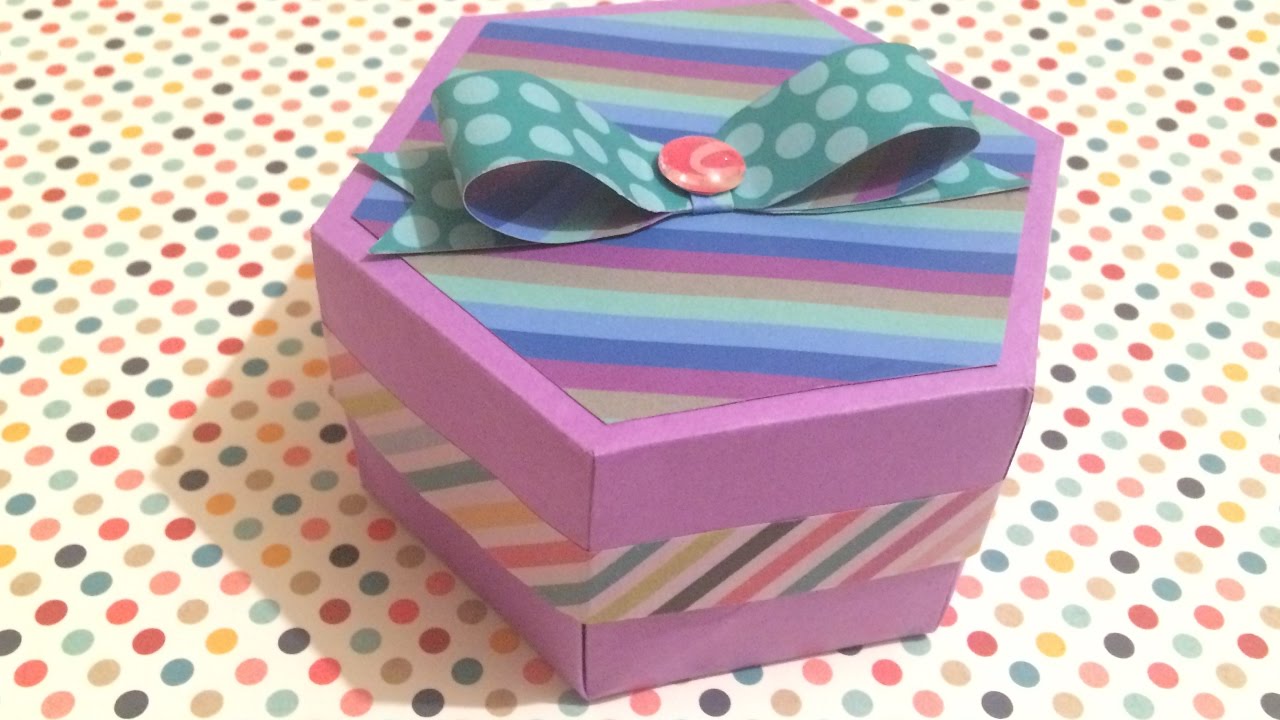 DIY: Caja hexágono/ caja para regalo