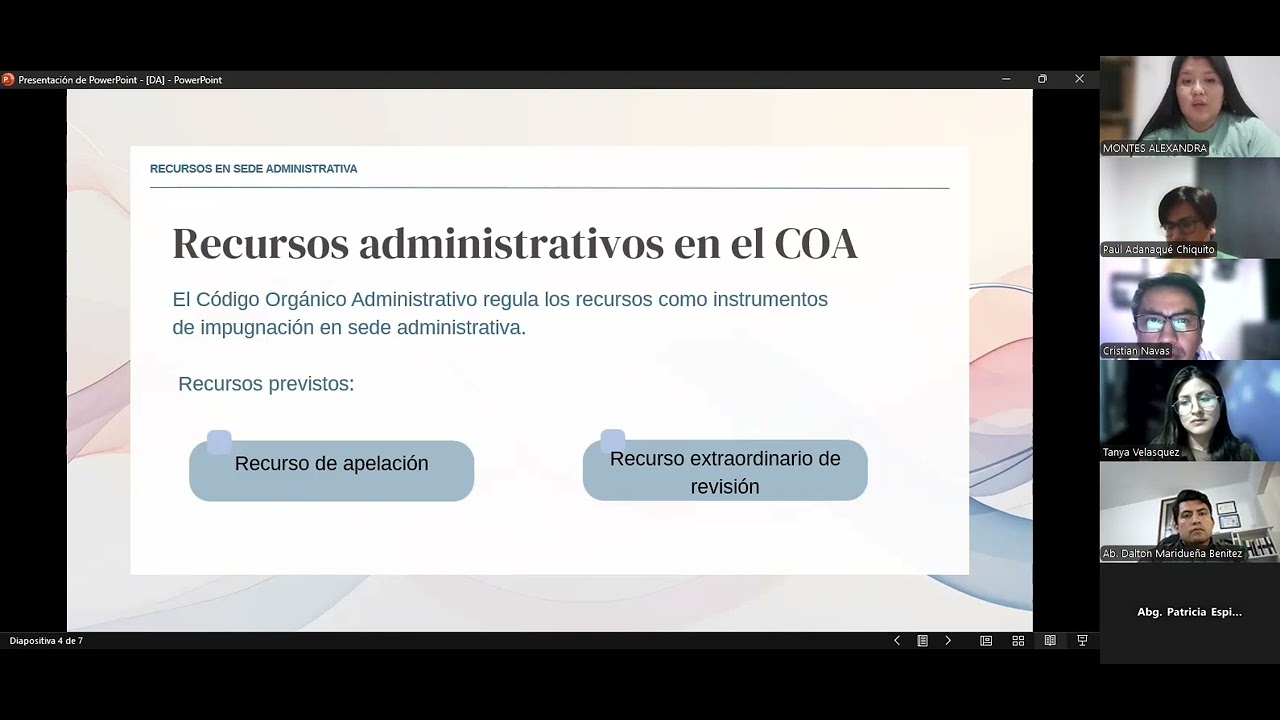 Recursos en sede administrativa en el Derecho Administrativo ecuatoriano