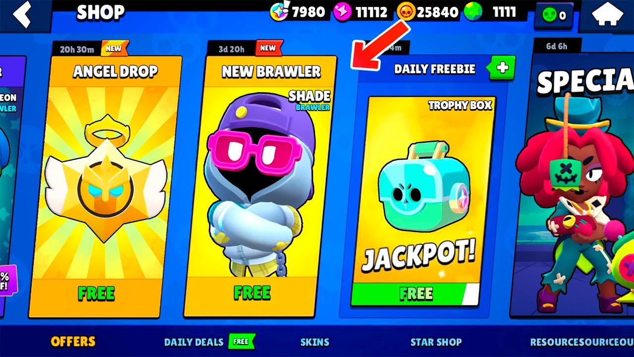 CURSED NEW BRAWLER SHADE | FREE GIFTS - Brawl Stars (concept)