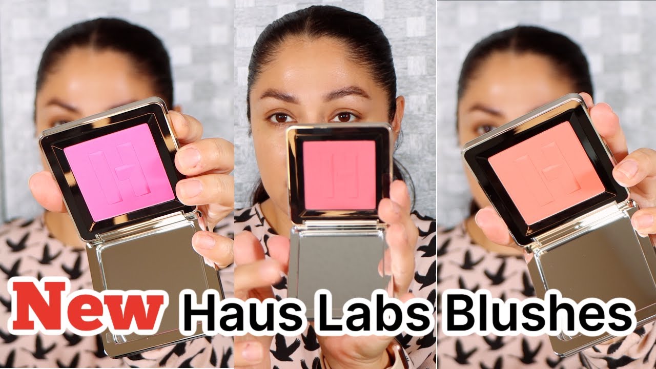 *NEW* HAUS LABS BY LADY GAGA Color Fuse Talc-Free Powder Blush with Fermented Arnica | Face Swathes