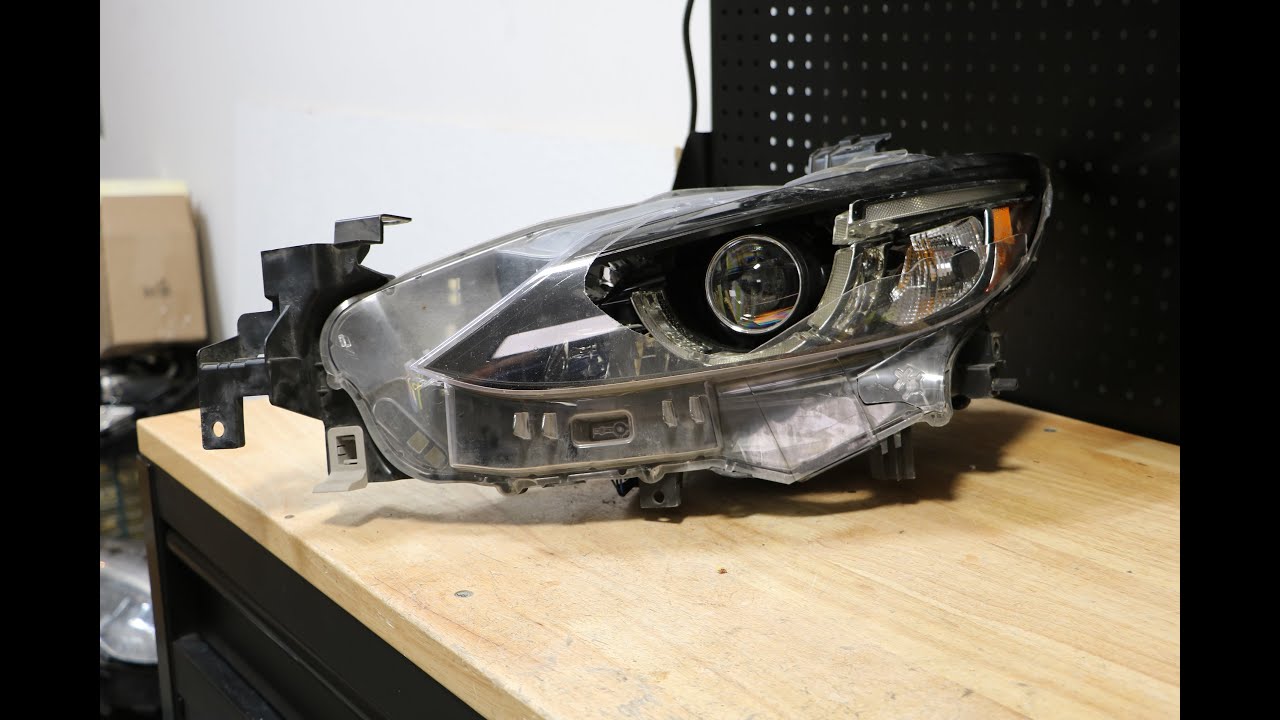 2016-2017 Mazda 6 Full LED Headlight Disassembly