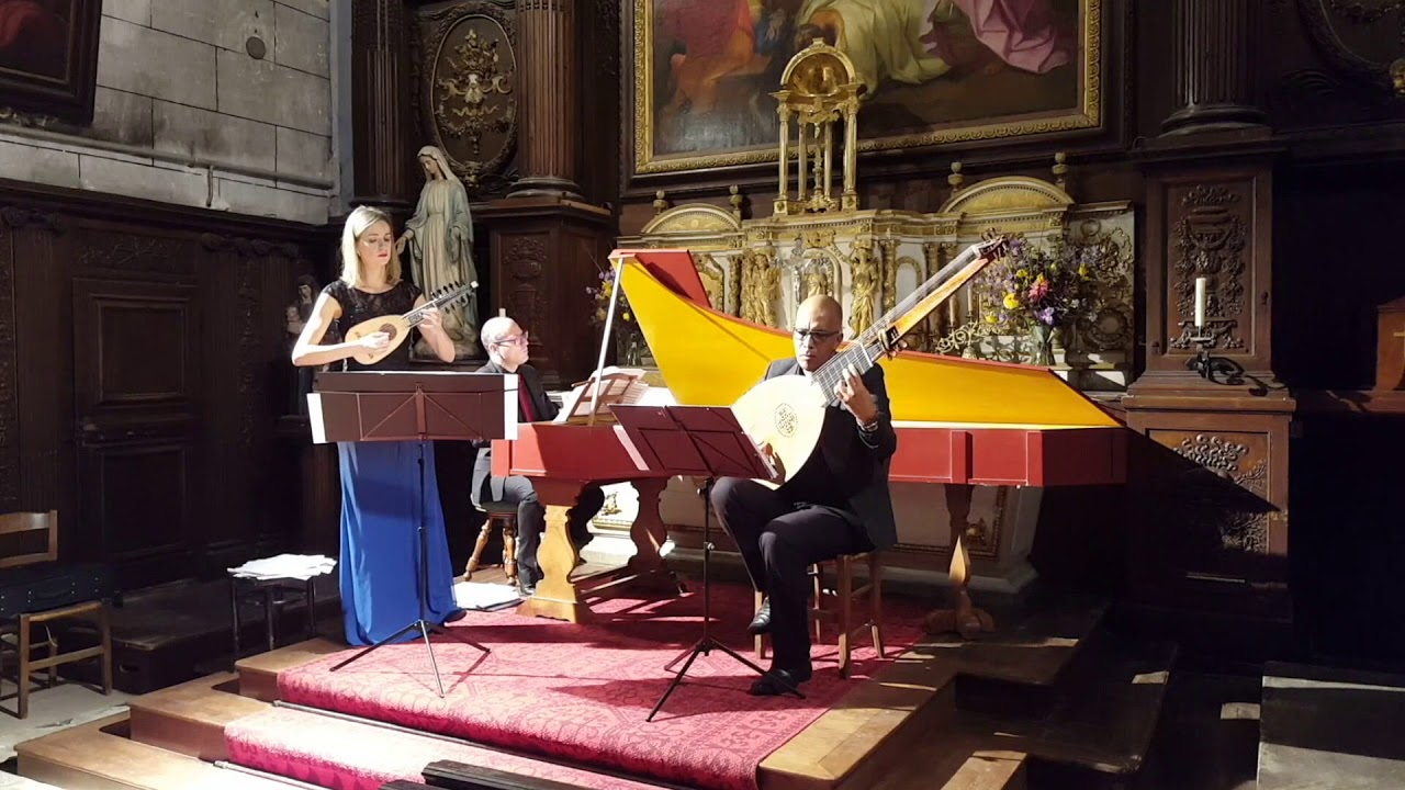 Valentini: Mandolin sonata. 12 n. 5 - Largo/Allegro (LIVE at Festival Baroque de Sézanne)