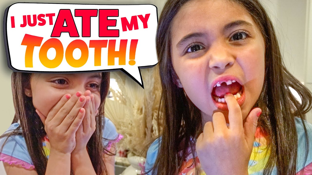AVA LOSES HER SECOND TOOTH AND ACCIDENTALLY EATS IT!!