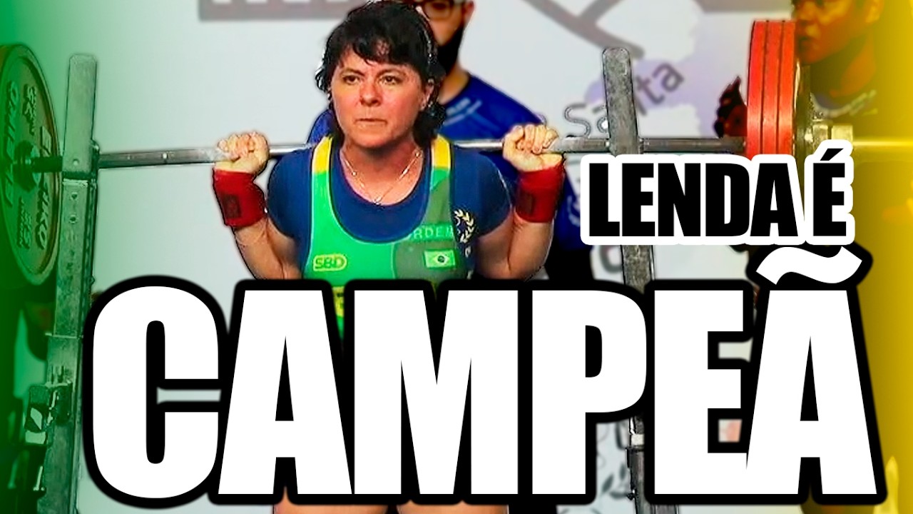 CICERA TAVARES É CAMPEÃ BRASILEIRA DE POWERLIFTING NA -69KG