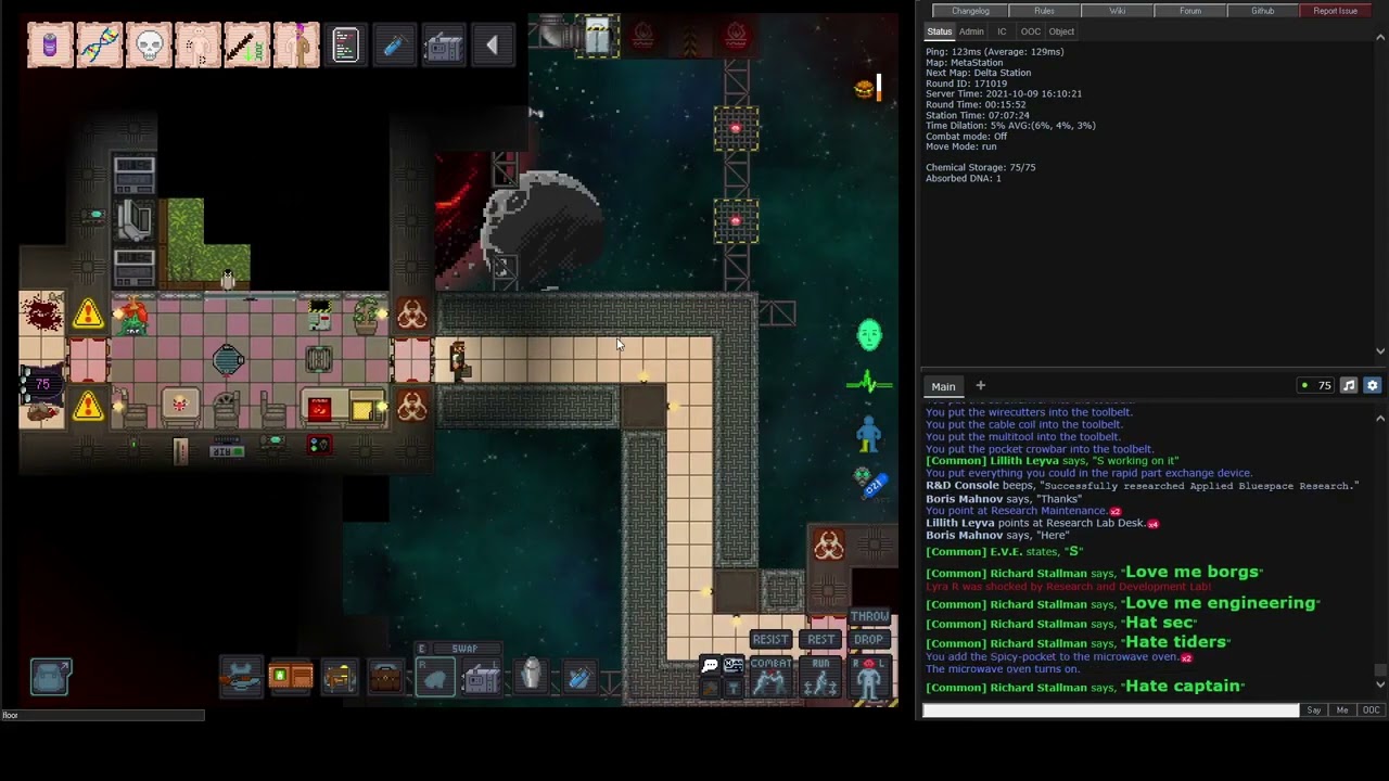 [SS13 Gameplay] Reverse Glass Cannon