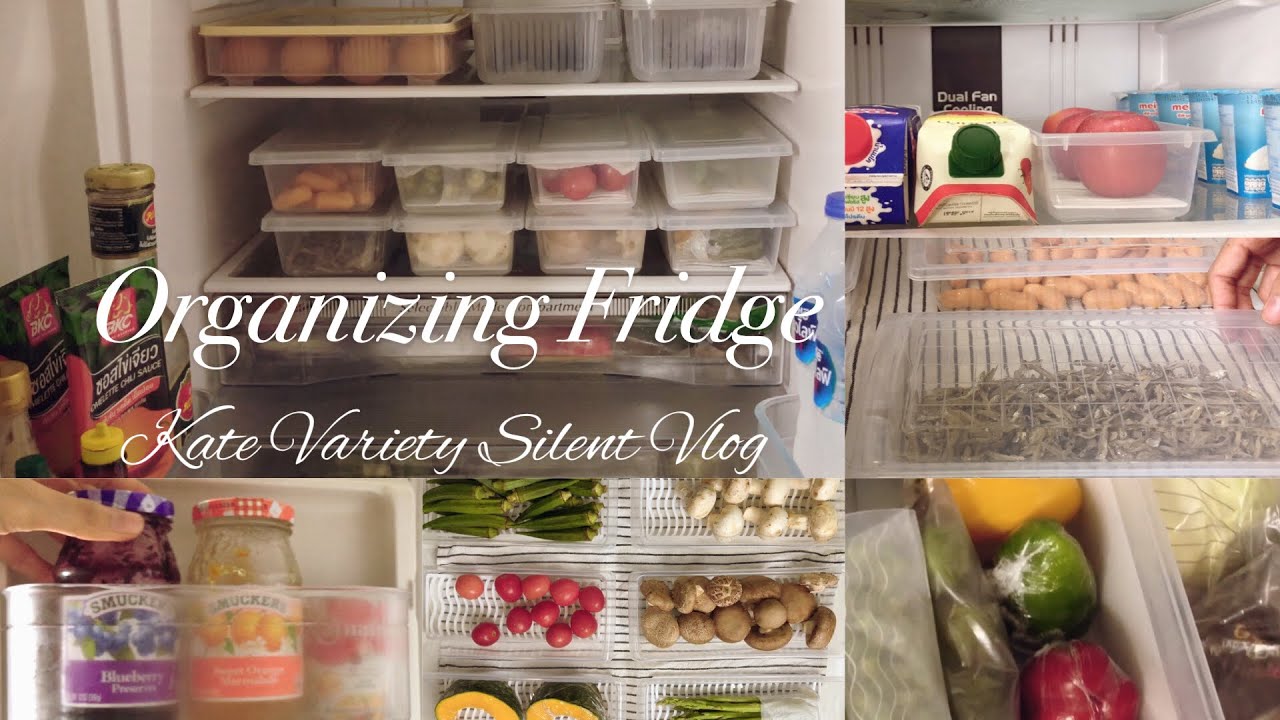 Refrigerator Organization จัดระเบียบตู้เย็น จัดตู้เย็นให้เป็นระเบียบ เก็บอาหารสดนาน | Kate Variety