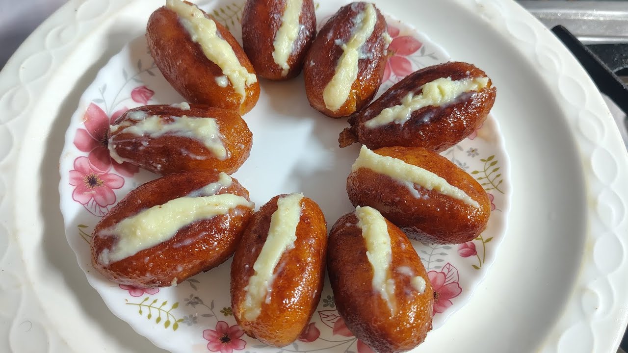 Keval ₹10 ki suji se banaen 1 kilo Cham Cham gulab jamun#recipe #food 