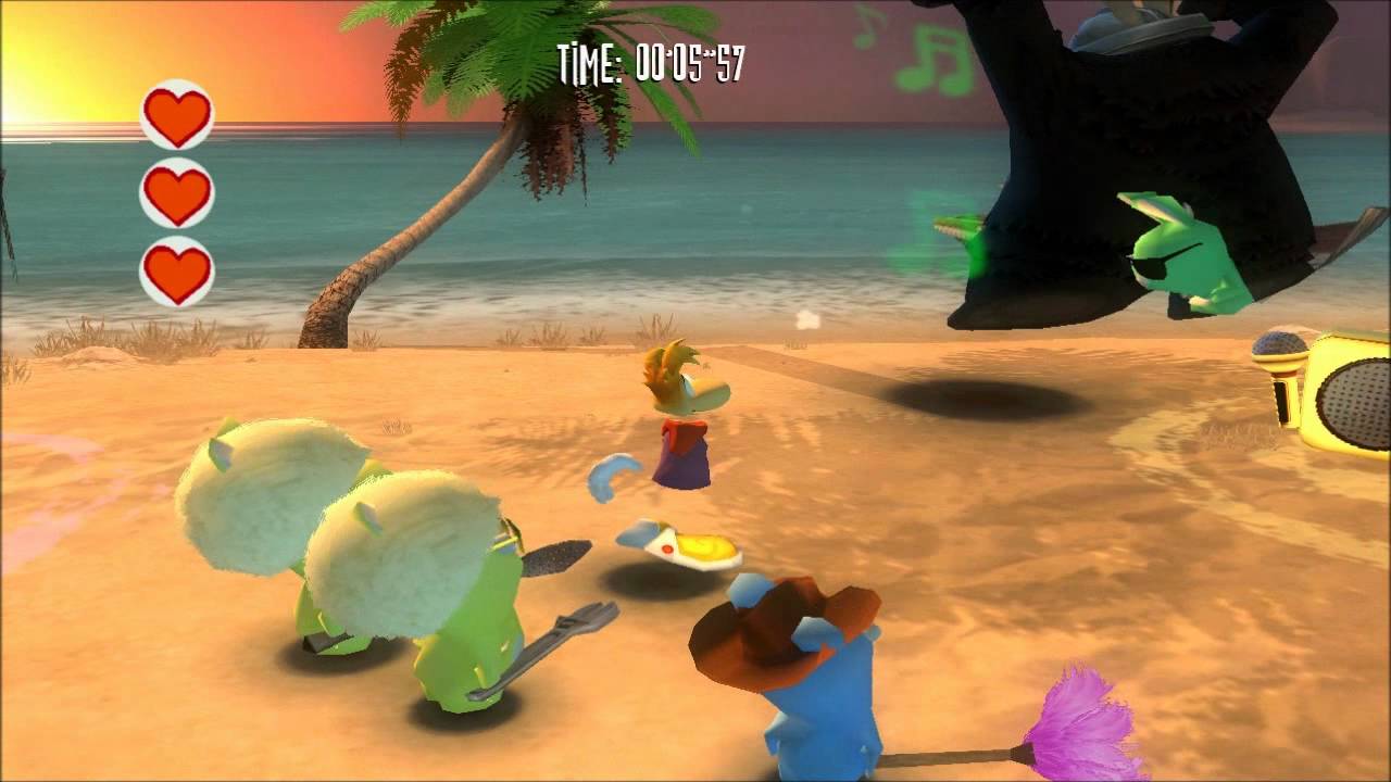 Rayman Raving Rabbids Walkthrough Test 73 Bunnies Have Natural Rhythm Part 2