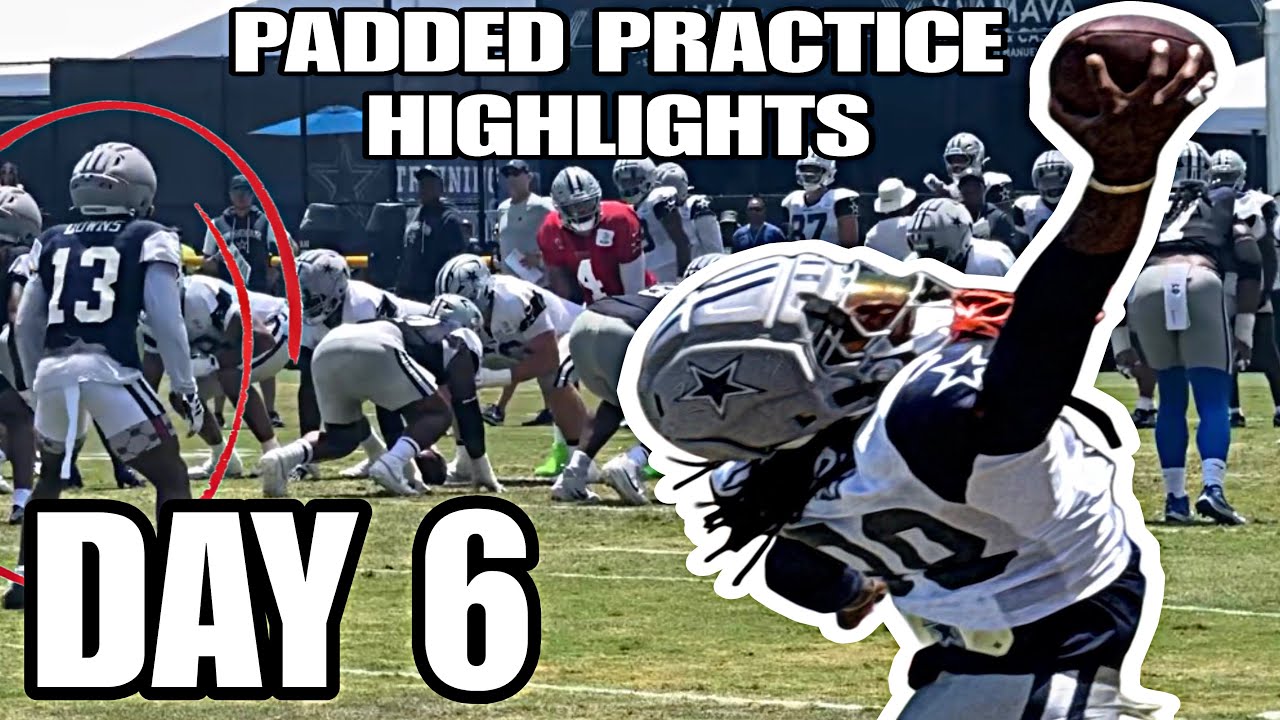 Dallas Cowboys SECOND FULL PADDED Practice were SICK! DAY6 HIGHLIGHTS: DAK&rsquo;s Offense DOMINATED The D