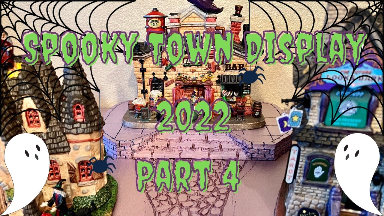 Lemax Spooky Town Display 2022 Part 4