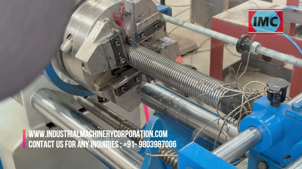 IMC Scaffolding Pipe Threading Machine &ndash; Precision & Efficiency in Action!