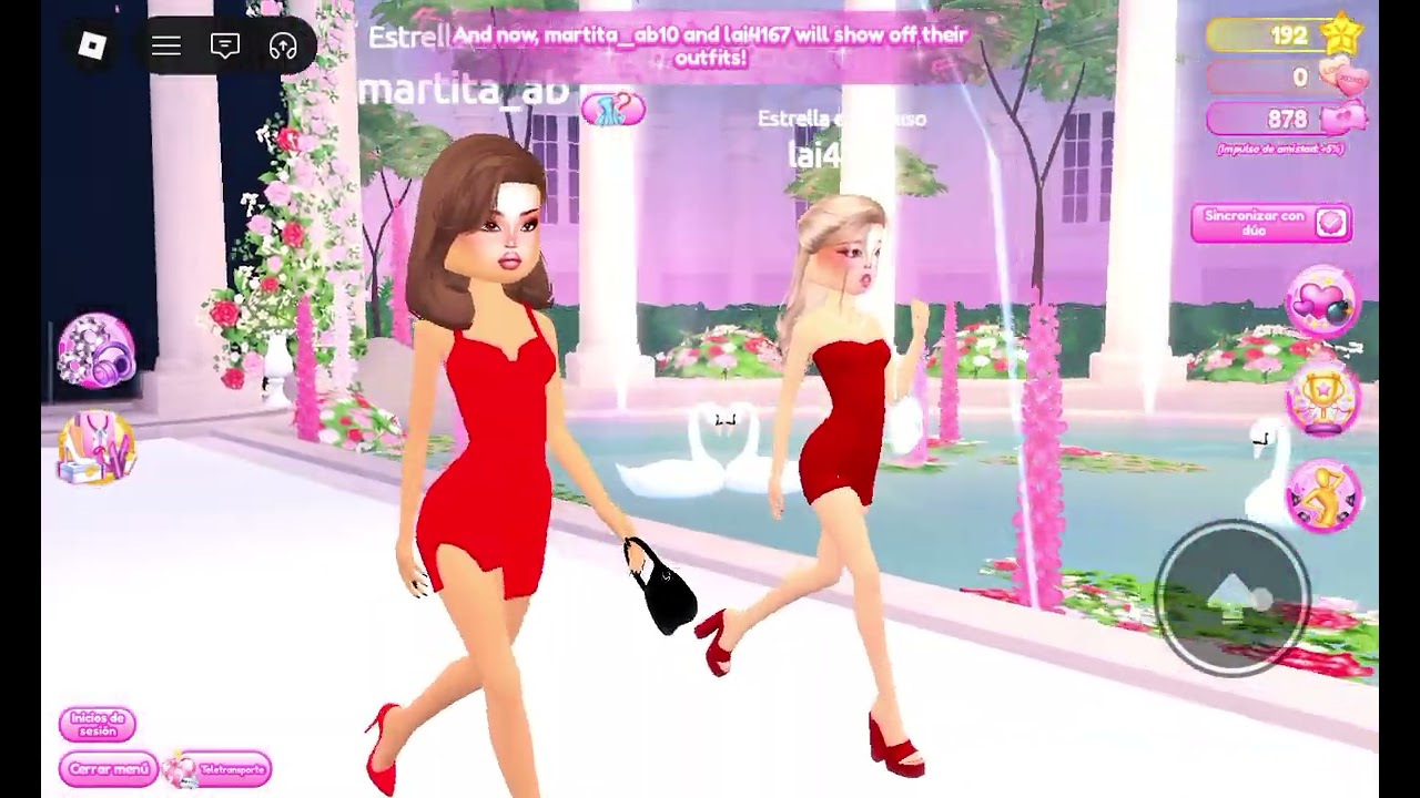 DRESS TO IMPRESS CON MI PRIMA JUEGO DE ROBLOX 💓✨🤩