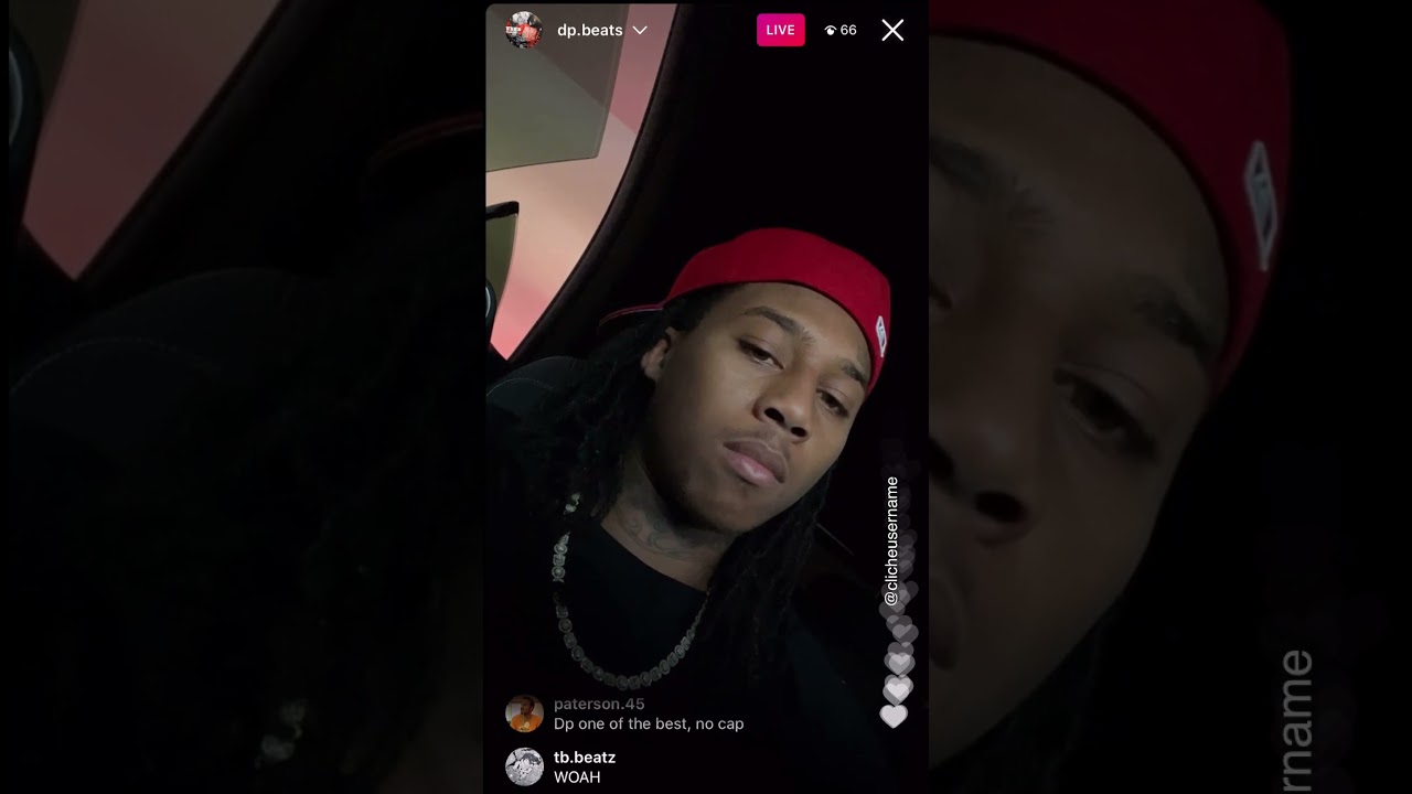 DP Beats Playing Fire 🔥 In The Car on IG Live (Oct 2, 2021)