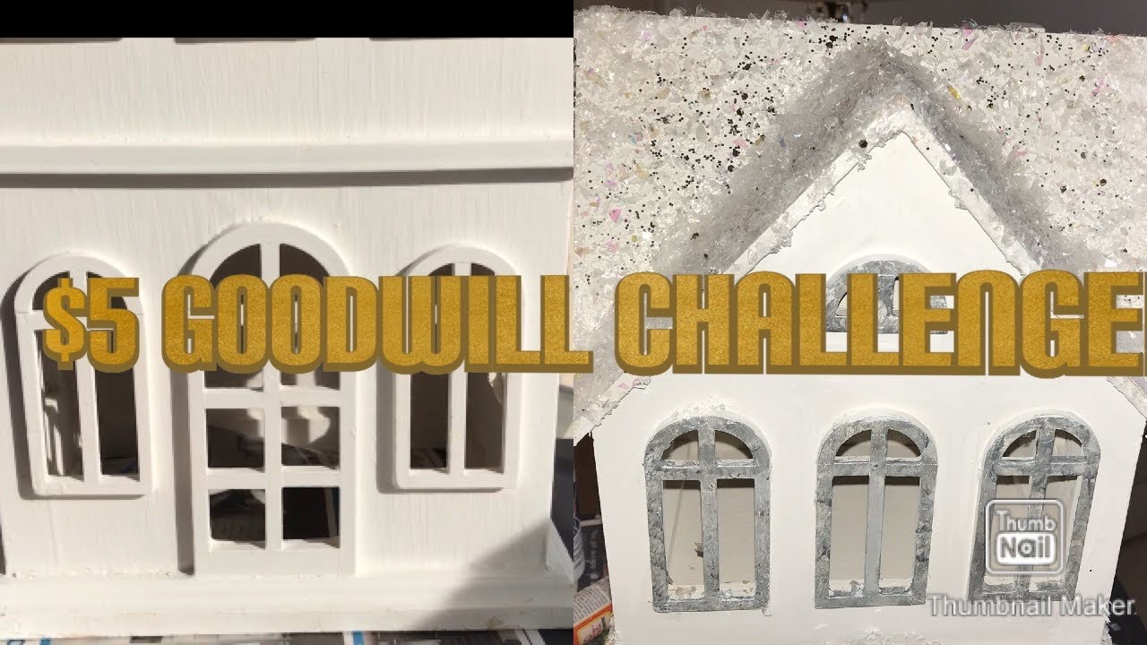 $5 Goodwill challenge!  Christmas 2019!