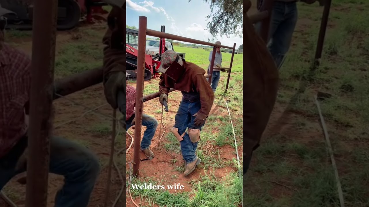 That's why they call it stick welding!🤣 Repost from @kristencloud1242(TikTok) #yeswelder #welding