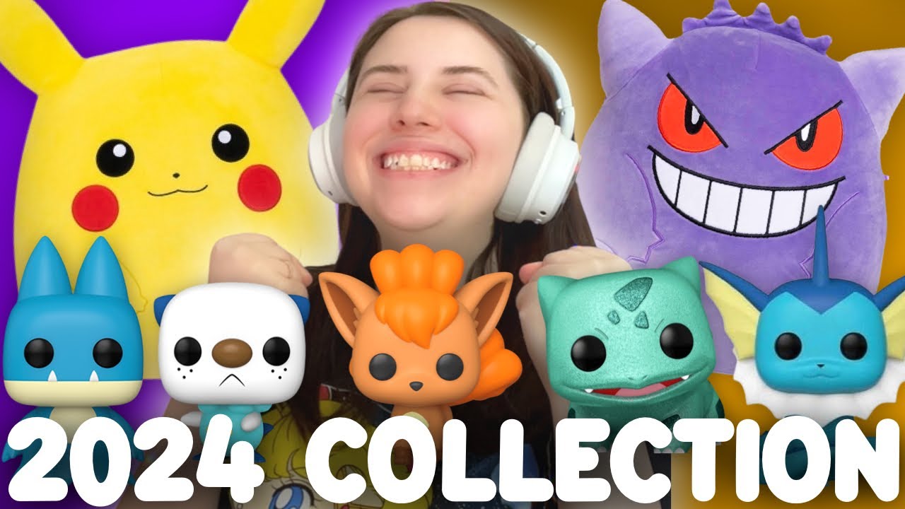MY 2024 POKEMON COLLECTION - Funko POPs, Squishmallows, Loungefly, and more!