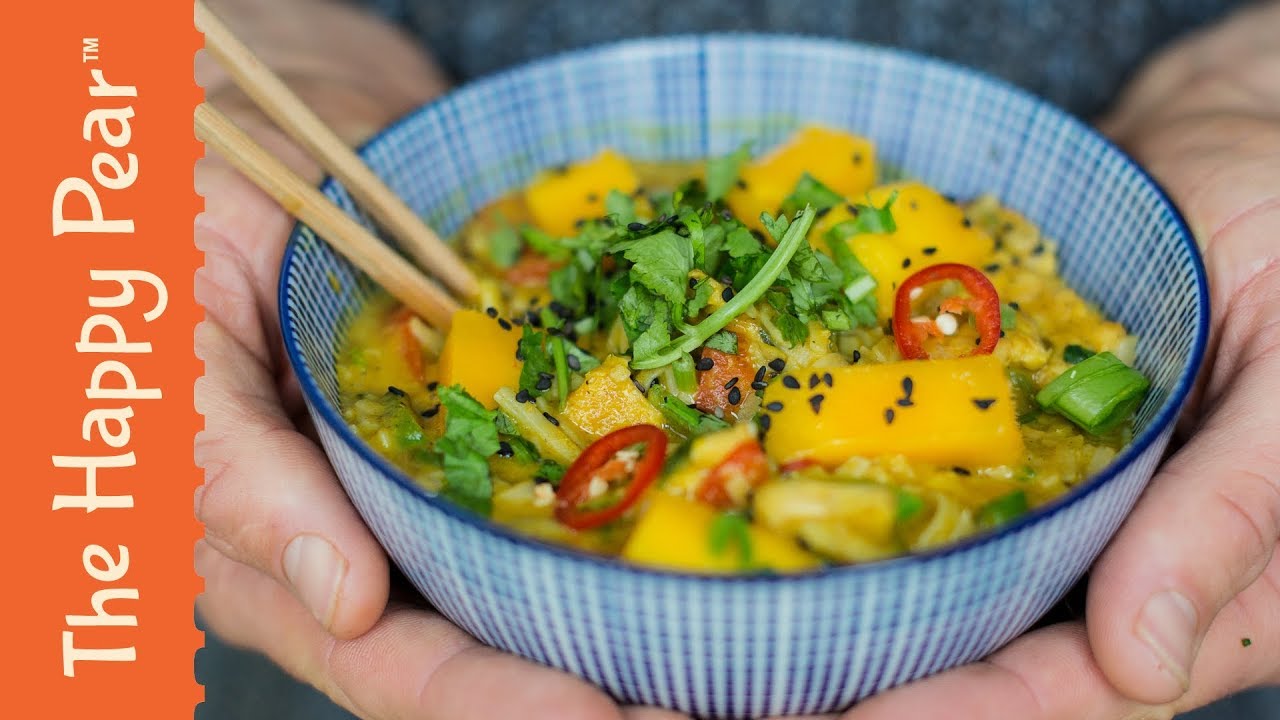 TEMPEH MANGO NOODLES | THE HAPPY PEAR