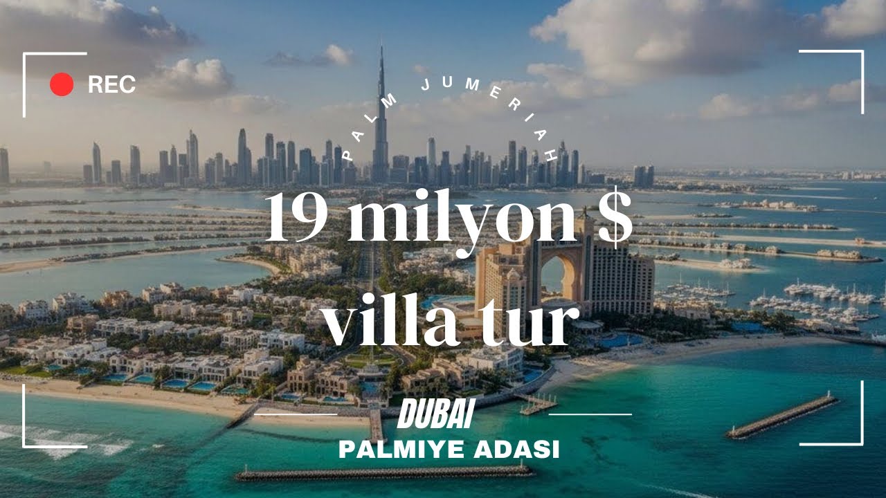 Dubai Palmiye adasinda 19 Milyon Dolarlık Sahil Villası | G-Front Billionaire’s Row Tur