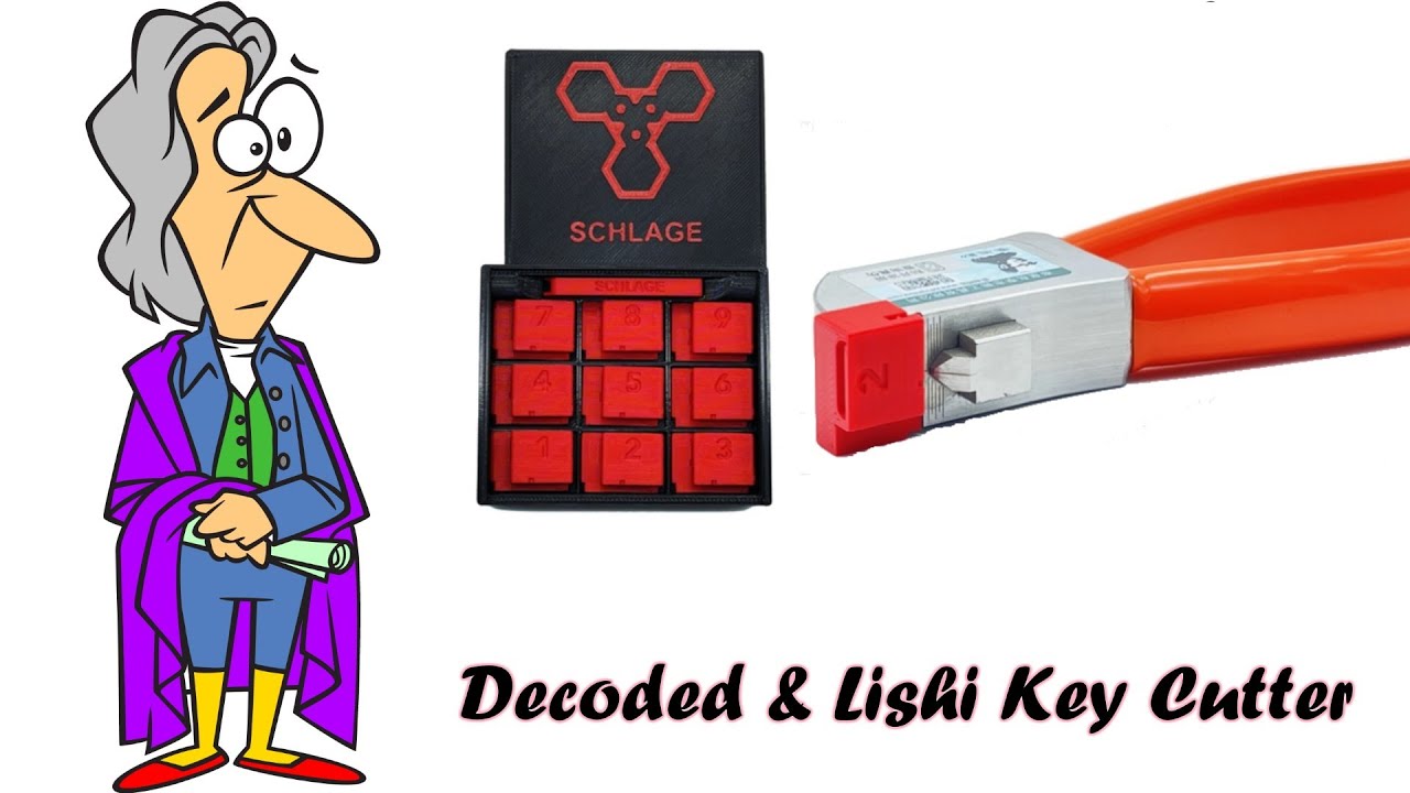 Decoding a Lock and Cutting a Key using Lishi Cutters and Red Team Tools Templates