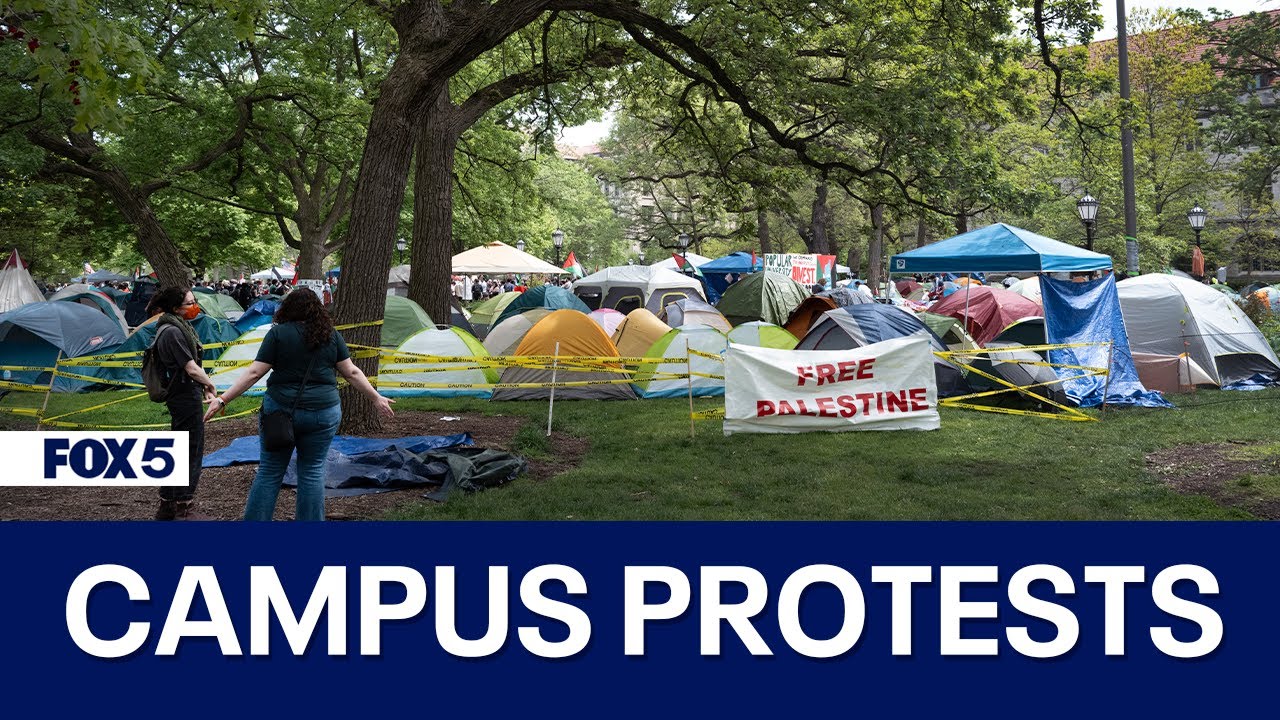House Republicans visit campus pro-Palestinian protests