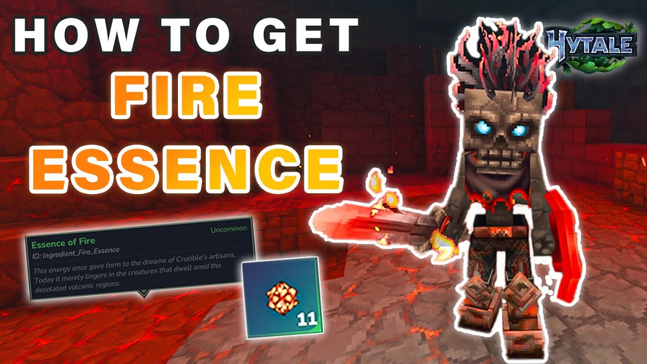How to get Essence of Fire ► Hytale