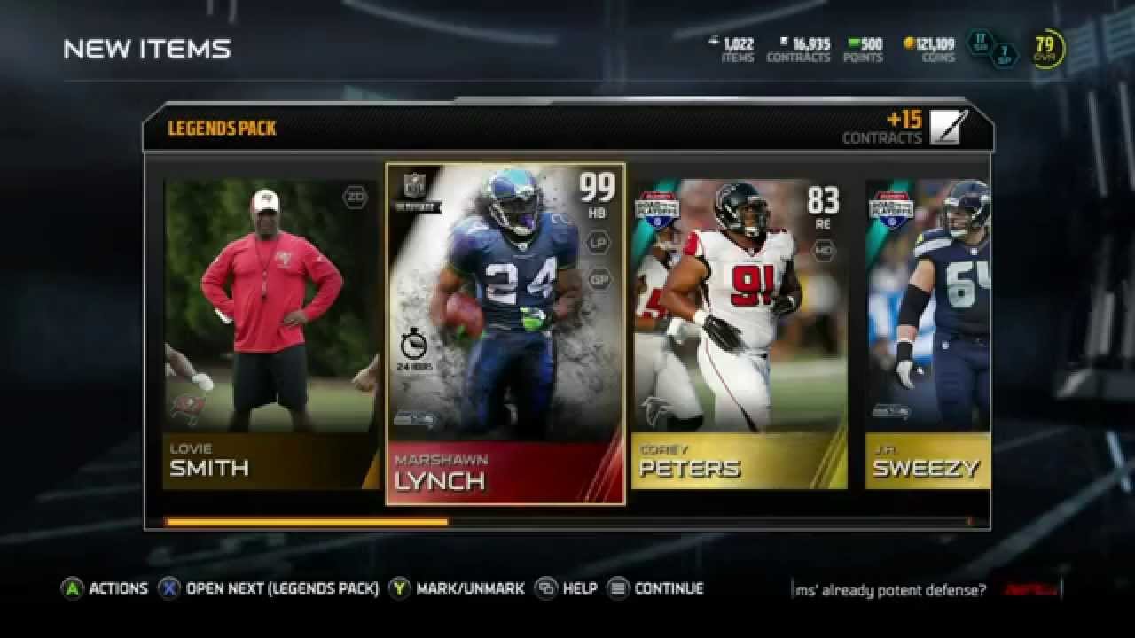 Madden 15 Ultimate Team :: OMG! We Pulled 24 Hour Boss Marshawn Lynch!: Madden 15 MUT