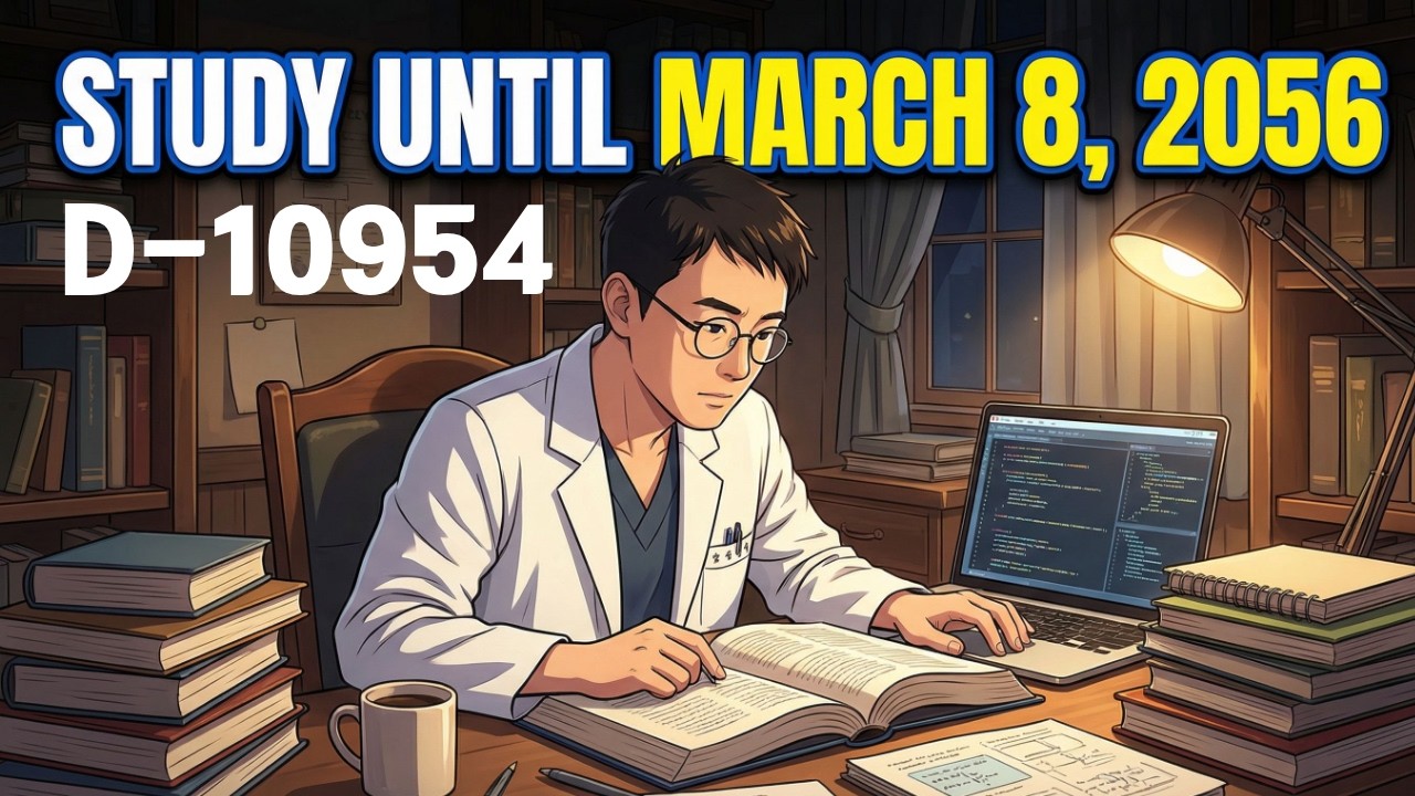 공부은퇴 D-10954, 공부로 머리부름 Study until March 8, 2056 [짜게공부]