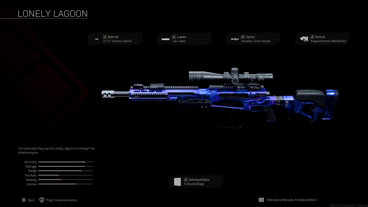 Lonely Lagoon Sniper Rifle